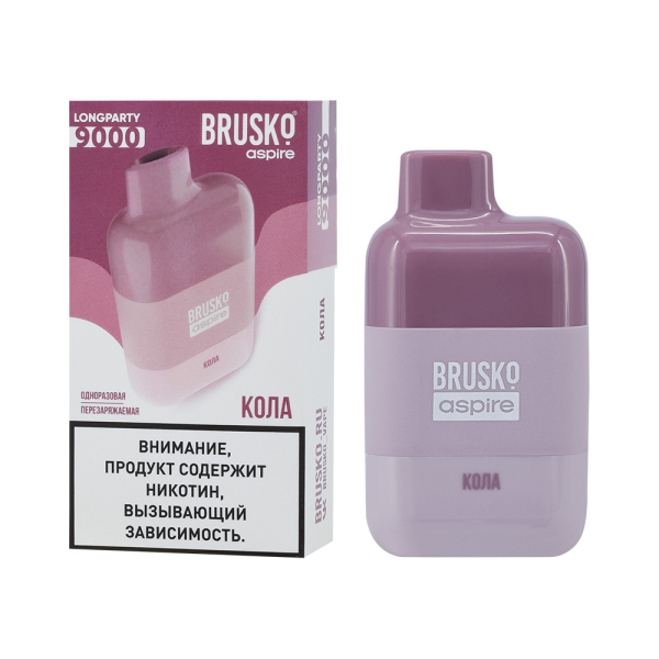 Электронка Brusko Longparty Кола (9000 Затяжек) в Хабаровске