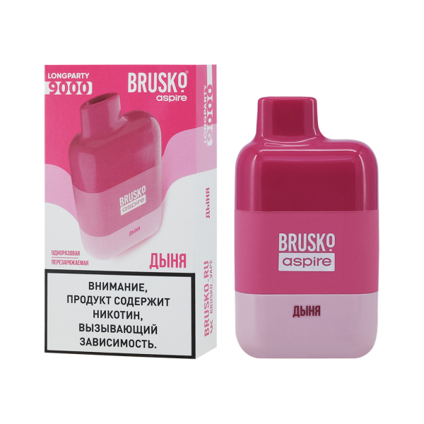 Электронка Brusko Longparty Дыня (9000 Затяжек) в Хабаровске