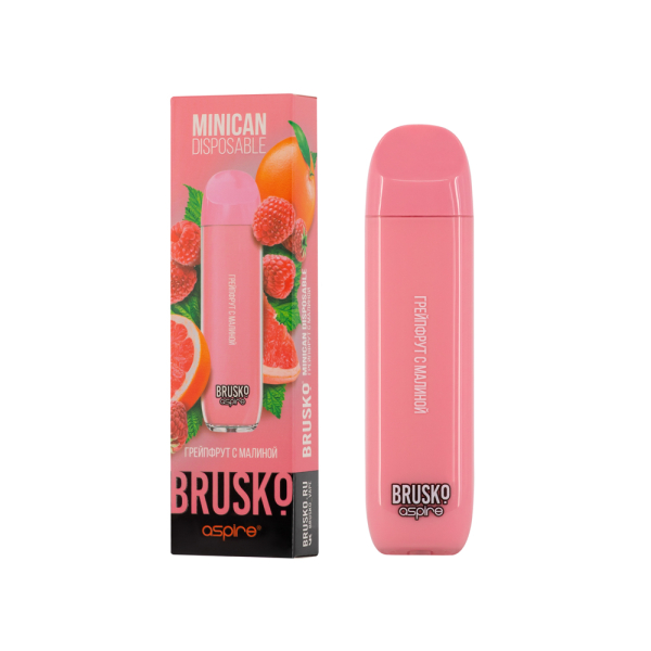 Электронка Brusko Minican Грейпфрут С Малиной (1500 Затяжек) в Хабаровске