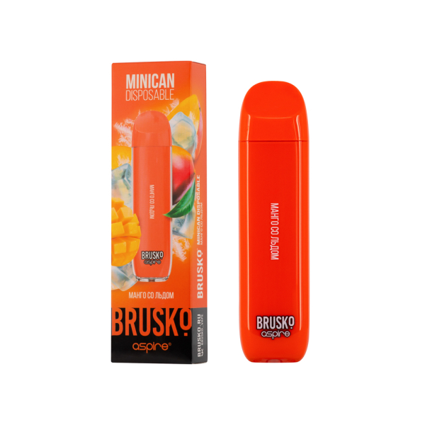 Электронка Brusko Minican Манго Со Льдом (1500 Затяжек) в Хабаровске