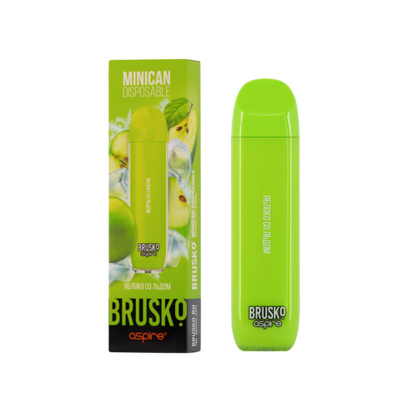 Электронка Brusko Minican Яблоко Со Льдом (1500 Затяжек) в Хабаровске