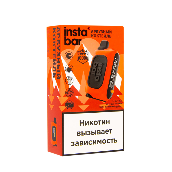 Электронка Plonq Instabar Арбузный Коктейль (10000 Затяжек) 20 Мг в Хабаровске