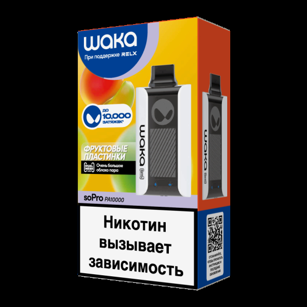 Электронка Waka Фруктовые Пластинки(10000 Затяжек) в Хабаровске
