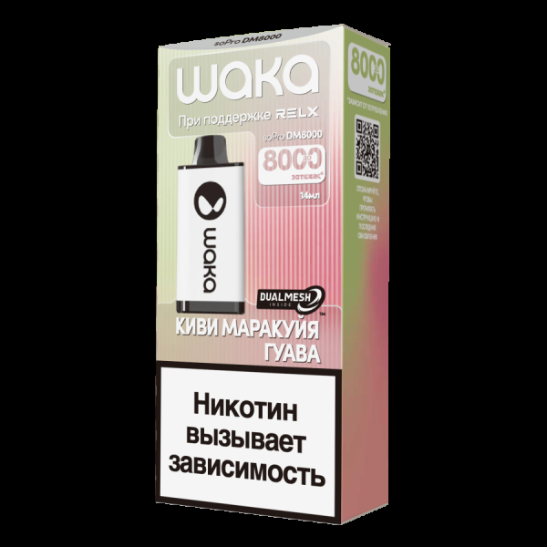Электронка Waka Киви Маракуйя Гуава (8000 Затяжек) в Хабаровске