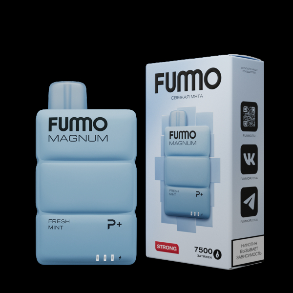 Электронка Fummo Magnum Свежая Мята (7500 Затяжек) в Хабаровске