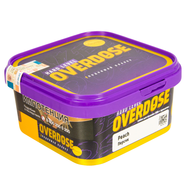 Табак Overdose Peach  200 грамм в Хабаровске