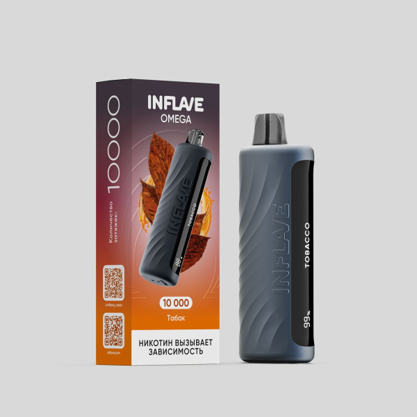 Электронка Inflave Omega Табак (10000 Затяжек) в Хабаровске