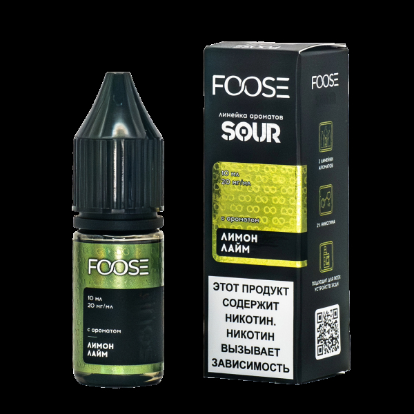 Жидкость Foose Sour Лимон Лайм 10 Мл в Хабаровске