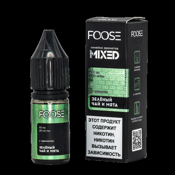 Жидкость Foose Mixed Зеленый Чай И Мята 10 Мл в Хабаровске