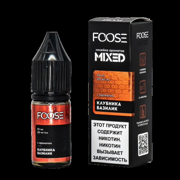Жидкость Foose Mixed Клубника Базилик 10 Мл в Хабаровске