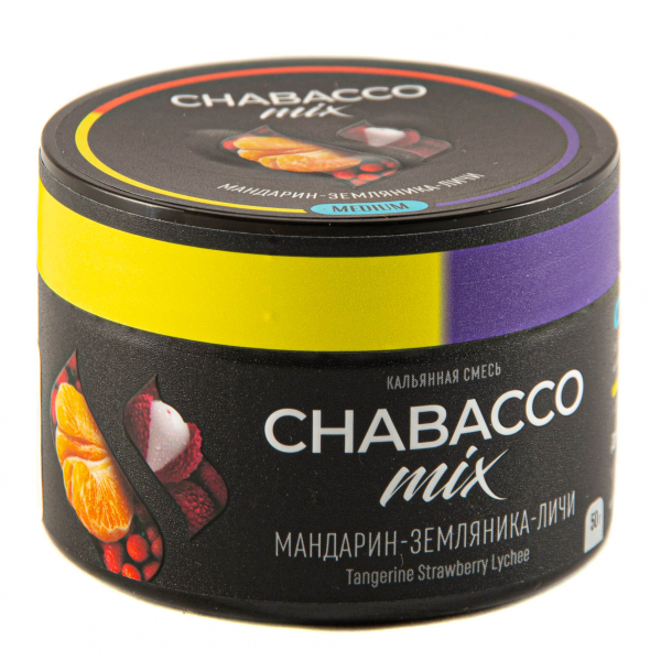 Смесь Chabacco Mix Medium Tangerine Strawberry Lychee  50 гр в Хабаровске