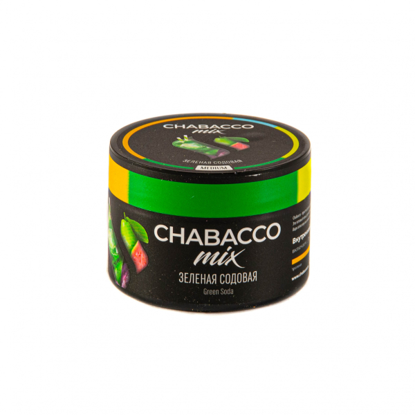 Смесь Chabacco Mix Medium Green Soda  50 гр в Хабаровске