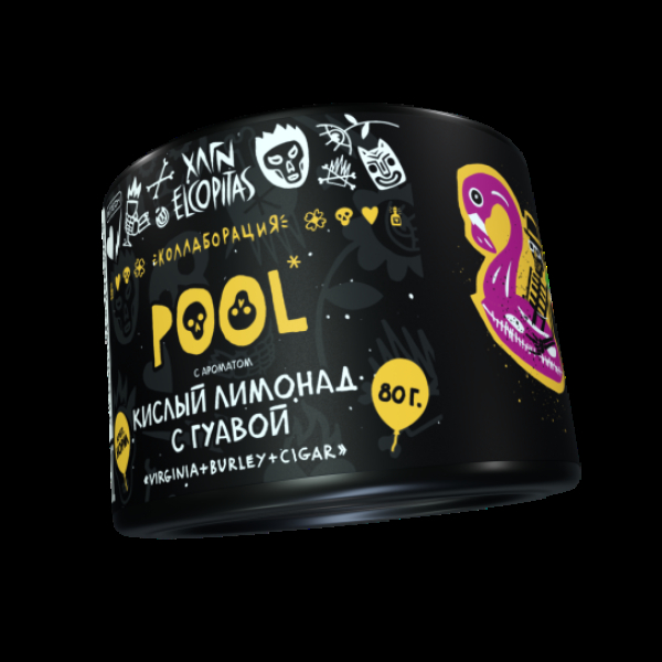 Табак  Хулиган Pool (Кислый Лимонад С Гуавой)  80 грамм в Хабаровске