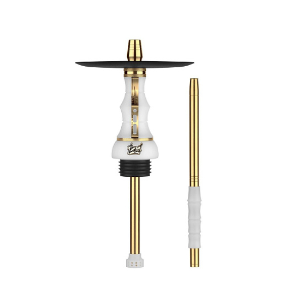 Кальян Alpha Hookah Beat White Gold Прозрачная Колба  в Хабаровске