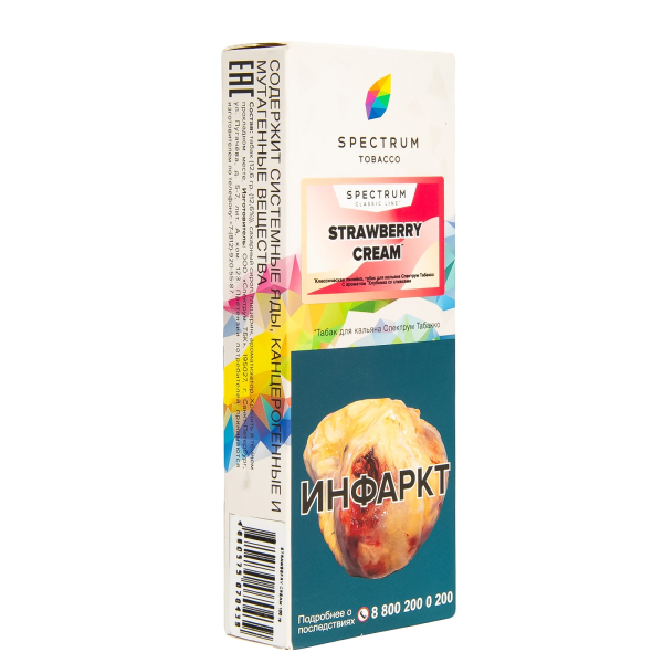 Табак Spectrum Strawberry Cream  100 гр в Хабаровске