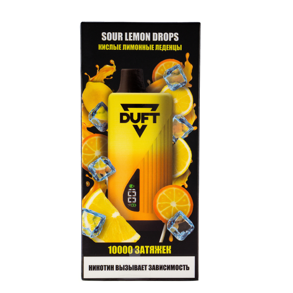 Электронка Duft Sour Lemon Drops (10000 Затяжек) в Хабаровске