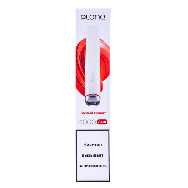 Электронка Plonq Plus Pro Кислый Гранат (4000 Затяжек) 20 Мг в Хабаровске
