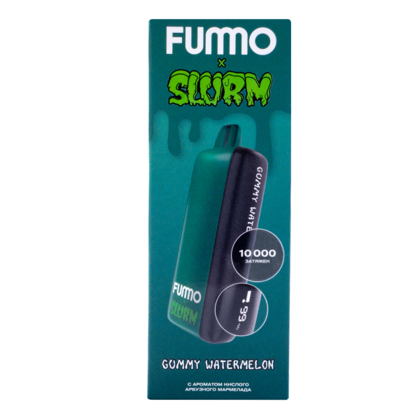 Электронка Fummo Indic Slurm Кислый Арбузный Мармелад (10 000 Затяжек) в Хабаровске