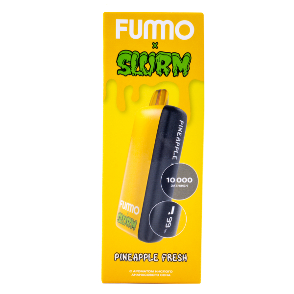Электронка Fummo Indic Slurm Кислый Ананасовый Сок (10 000 Затяжек) в Хабаровске