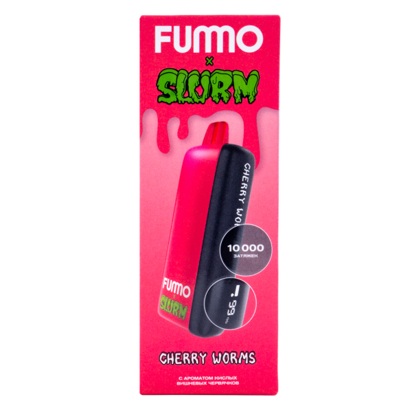 Электронка Fummo Indic Slurm Кислые Вишневые Червячки (10 000 Затяжек) в Хабаровске