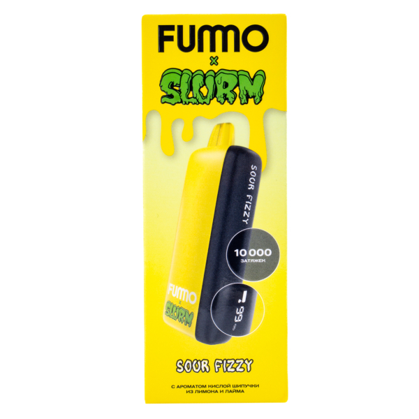 Электронка Fummo Indic Slurm Кислая Шипучка Из Лимона И Лайма (10 000 Затяжек) в Хабаровске