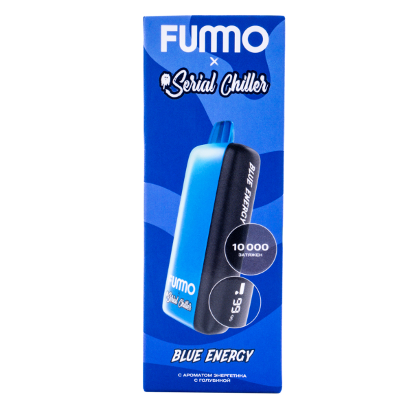 Электронка Fummo Indic Serial Chiller Энергетик С Голубикой (10 000 Затяжек) в Хабаровске