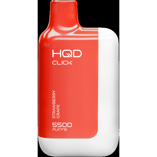 POD-система Hqd Click Устройство + Картридж Клубника Виноград (5500 Затяжек) в Хабаровске