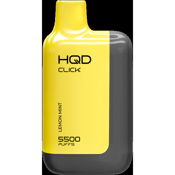 POD-система Hqd Click Устройство + Картридж Лимон Мята (5500 Затяжек) в Хабаровске