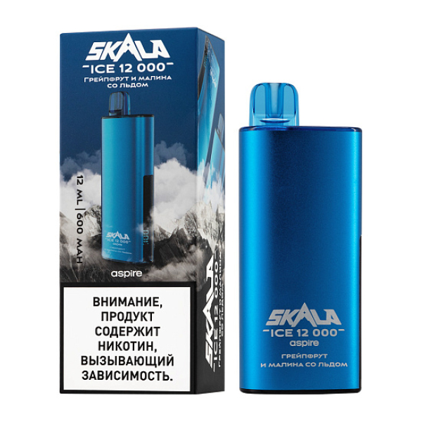 Электронка Skala Ice 12000 Грейпфрут И Малина Со Льдом в Хабаровске