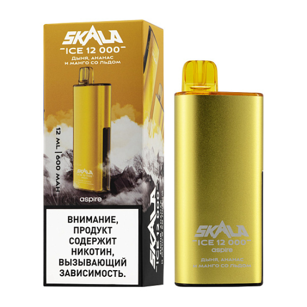 Электронка Skala Ice 12000 Дыня,Ананас И Манго Со Льдом в Хабаровске