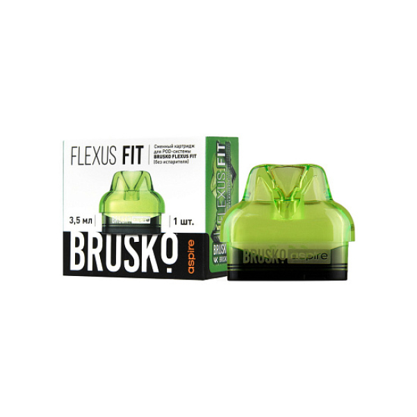 Сменный Картридж Brusko Flexus Fit (Зеленый) 3,5 Мл, Упак. 1 Шт в Хабаровске