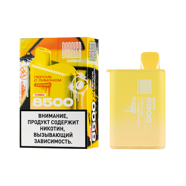 Электронка Dabbler Turbo Персик С Лимоном 8500 затяжек в Хабаровске
