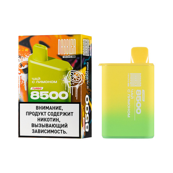 Электронка Dabbler Turbo Чай С Лимоном 8500 затяжек в Хабаровске