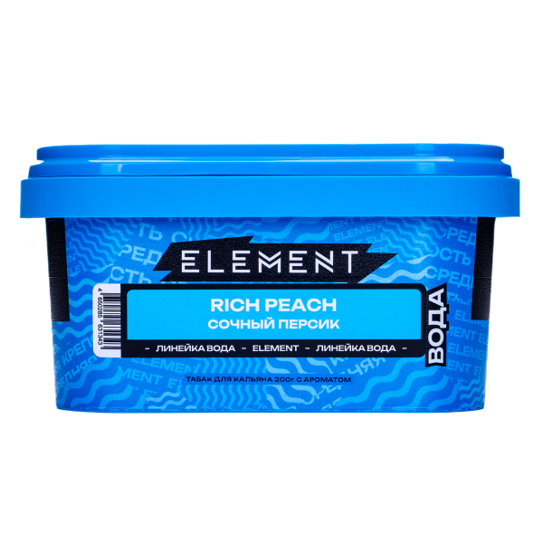 Табак Element Вода Rich Peach 200 грамм в Хабаровске