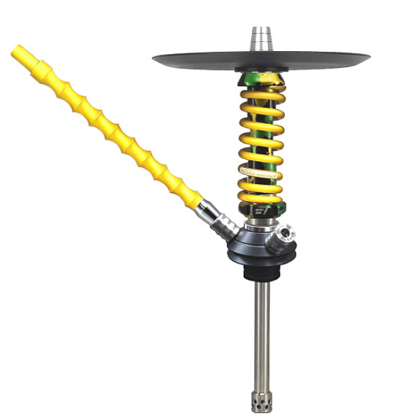 Кальян Mamay Customs Coilovers Micro Зелено Золотой Сплеш  в Хабаровске