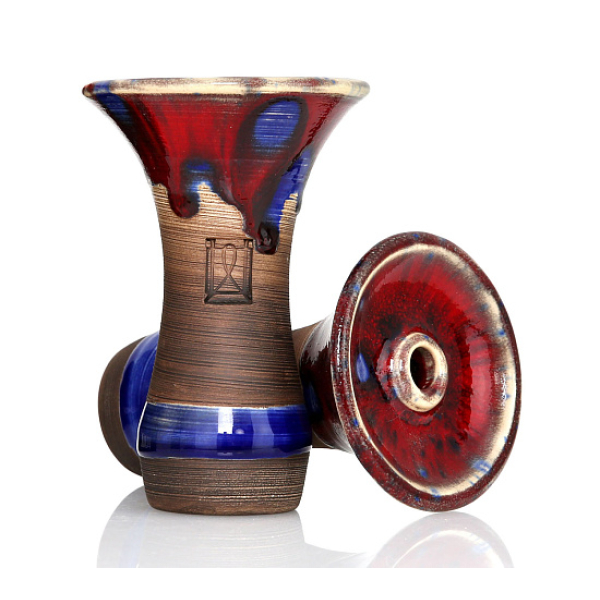 Чаша Werkbund Evo Deep Crazy Red Blue для кальяна в Хабаровске