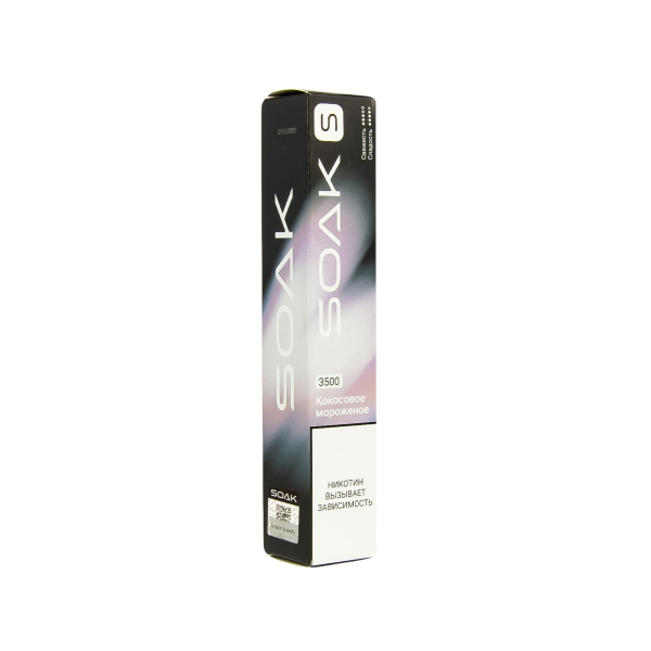 ЭСДН SOAK S Ice Cream Coconut 3500 тяг в Хабаровске