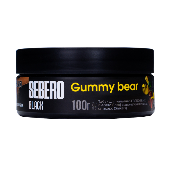 Табак Sebero Black Gummy Bear 100 грамм в Хабаровске