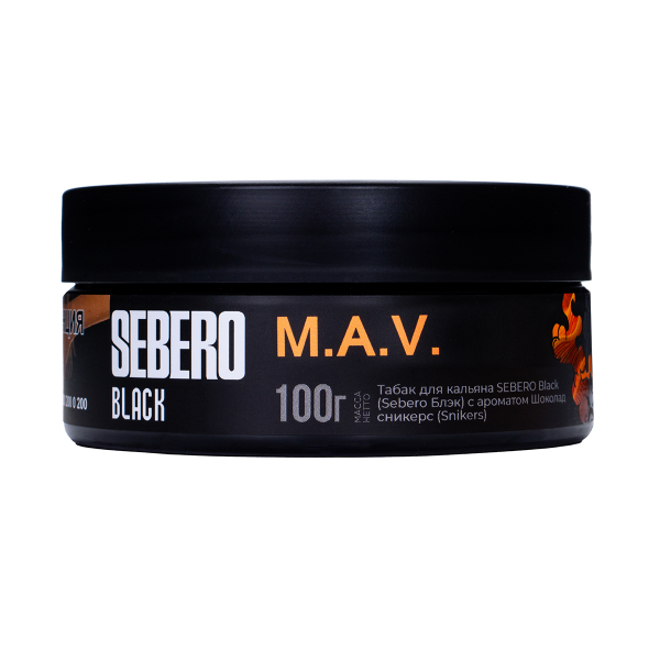 Табак Sebero Black M.a.v. 100 грамм в Хабаровске