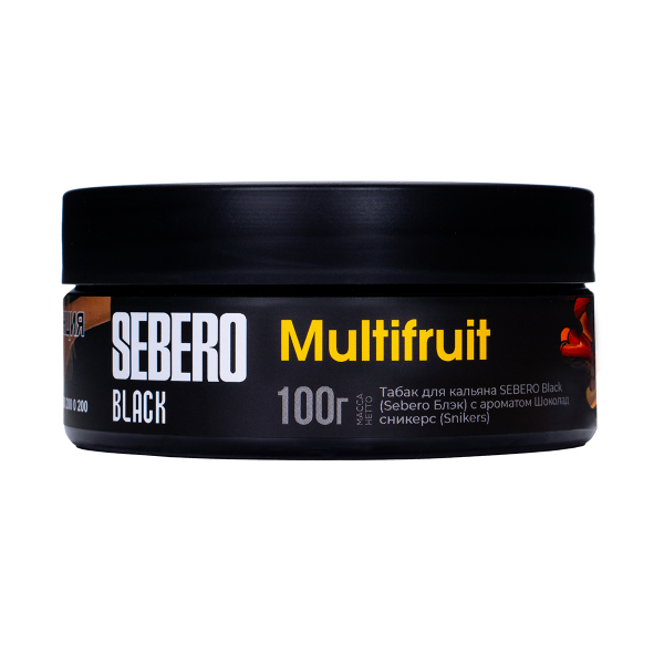Табак Sebero Black Multifruit 100 грамм в Хабаровске