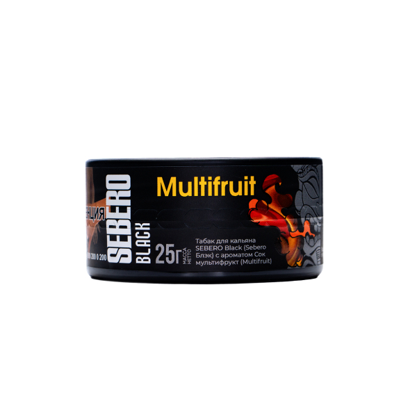 Табак Sebero Black Multifruit 25 грамм в Хабаровске