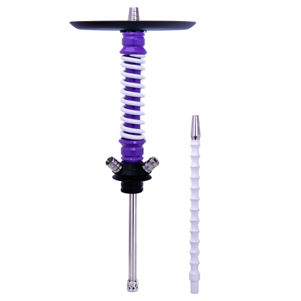 Кальян Mamay Customs Coilovers Mini Сиренево Белый в Хабаровске