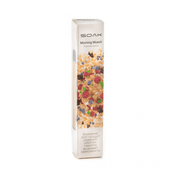 Электронная сигарета Soak X Morning Muesli 2200 в Хабаровске