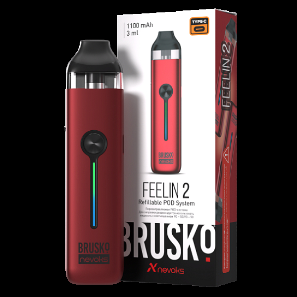 POD-система Brusko Feelin 2 Малиновый в Хабаровске