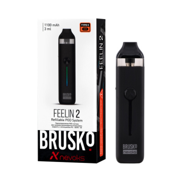 POD-система Brusko Feelin 2 Черный в Хабаровске
