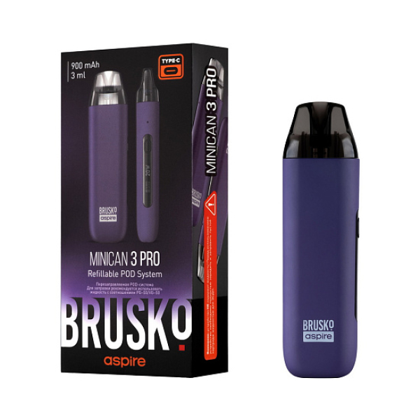 POD-система Brusko Minican 3 Pro фиолетовый в Хабаровске