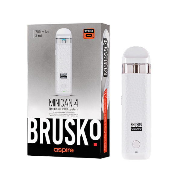 POD-система Brusko Minican 4 Белый в Хабаровске