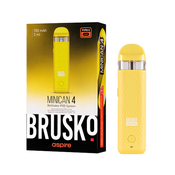 POD-система Brusko Minican 4 Желтый в Хабаровске