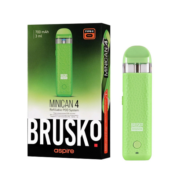 POD-система Brusko Minican 4 Зелёный в Хабаровске