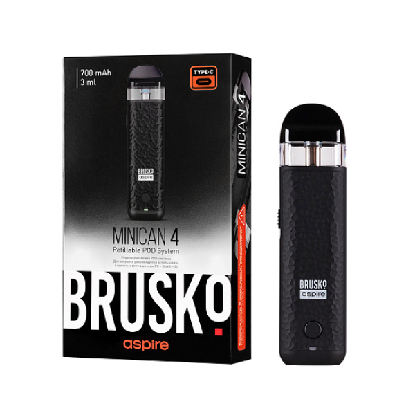 POD-система Brusko Minican 4 Черный в Хабаровске